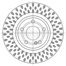 BORG & BECK bbd5459 -  Тормозной диск